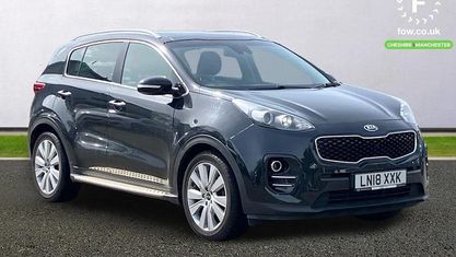 Usado Kia Sportage 141 HP (103 kW) 2018 Preto SUV