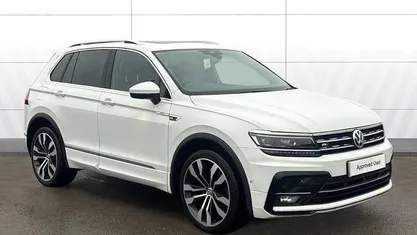 White Used 2019 VW Tiguan R-line SUV | £21,211 (Fair price)
