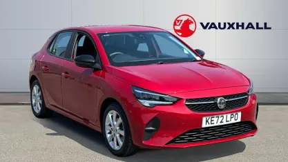 Used Vauxhall Corsa Design Edition 75 HP (55 kW) 2023 Red Hatchback