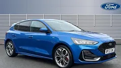 Blue Used 2022 Ford Focus ST-Line Hatchback | £15,487 (Fair price)