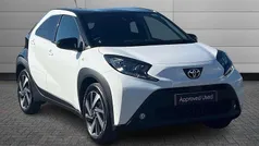 Pure white with black New 2025 Toyota Aygo Hatchback | £15,695 (Good price)