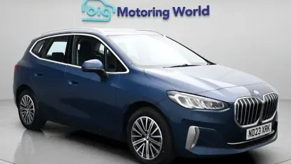 Used BMW 225 Active Tourer Luxury Line 245 HP (180 kW) 2023 Blue MPV