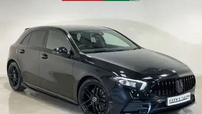 Used Mercedes A200 AMG line 163 HP (119 kW) 2020 Black Hatchback