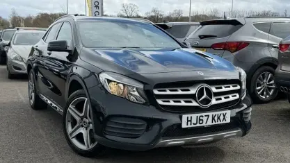 Used Mercedes GLA220 AMG line 177 HP (130 kW) 2017 Black SUV