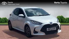 White Used 2023 Toyota Yaris Hybrid Design Hatchback | £16,868 (Fair price)