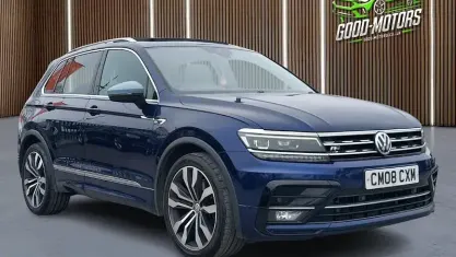 Used VW Tiguan R-line 180 HP (132 kW) 2018 Blue SUV