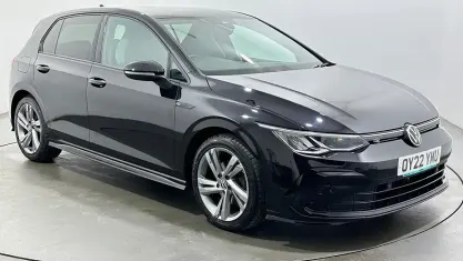 Used VW Golf VIII R-line 150 HP (110 kW) 2022 Black Hatchback
