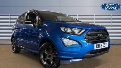 Used Ford Ecosport ST-Line 125 HP (91 kW) 2018 Blue SUV
