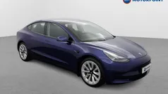 Blue Used 2021 Tesla Model 3 Standard Range Sedan | £17,899 (Fair price)