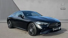 Obsidian black metallic Used 2025 Mercedes CLE300 AMG Line Premium Plus Coupe | £52,991 (Fair price)