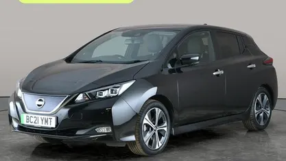 Used Nissan Leaf N-Connecta 110 kW (150 HP) 2021 Black Hatchback