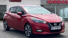 Red Used 2022 Nissan Micra Tekna Hatchback | £14,995 (Fair price)