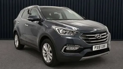 Used Hyundai Santa Fe Premium 200 HP (147 kW) 2018 Blue SUV