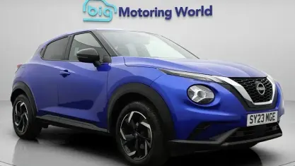 Second-hand Nissan Juke N-Connecta 114 CP (83 kW) 2023 Albastru SUV
