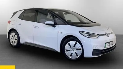 Used VW ID.3 Pro Performance 150 kW (204 HP) 2021 White Hatchback