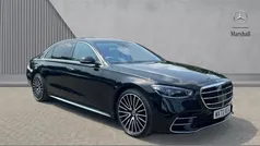 Obsidian black metallic Used 2023 Mercedes S400 AMG line Sedan | £84,521