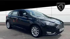 Black Used 2017 Ford Focus Titanium Hatchback | £8,290 (Fair price)