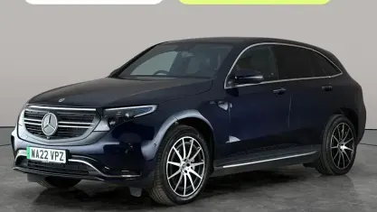 Used Mercedes EQC400 AMG line 300 kW (408 HP) 2022 Blue SUV