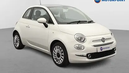 Used Fiat 500 Lounge 69 HP (50 kW) 2018 White Hatchback