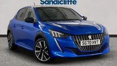 Blue Used 2020 Peugeot 208 GT-line Hatchback | £12,896 (Fair price)