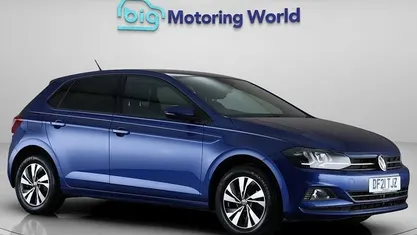 Used VW Polo Match 95 HP (69 kW) 2021 Blue Hatchback