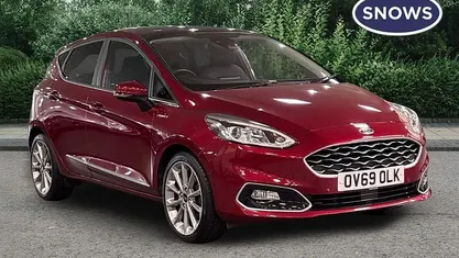 Used Ford Fiesta Vignale 125 HP (91 kW) 2019 Red Hatchback