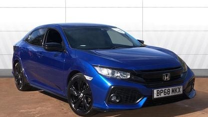 Second-hand Honda Civic Sport 126 CP (92 kW) 2018 Albastru Hatchback