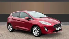 Red Used 2017 Ford Fiesta Titanium Hatchback | £7,374 (Fair price)