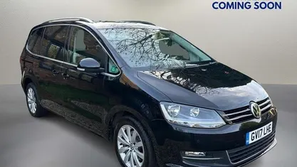 Black Used 2017 VW Sharan SEL MPV | £15,350 (Good price)