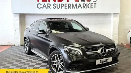Used Mercedes GLC250 AMG line 204 HP (150 kW) 2017 Black SUV