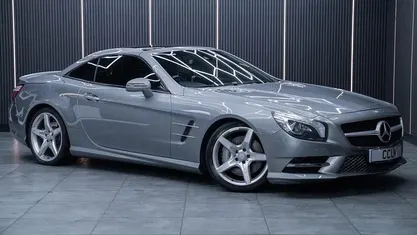 Silver Used 2013 Mercedes SL350 AMG Cabriolet | £19,990 (Fair price)