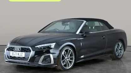 Used Audi A5 Cabriolet S-Line 204 HP (150 kW) 2021 Black Cabriolet