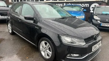 Used VW Polo Edition 90 HP (66 kW) 2017 Black Hatchback