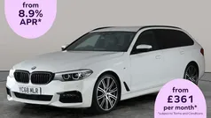 White Used 2019 BMW 530 M Sport Estate | £20,424 (Good price)