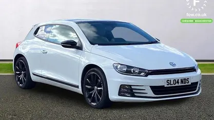 Used VW Scirocco Black Edition 125 HP (91 kW) 2017 White Coupe