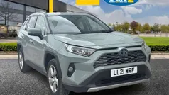 Green Used 2021 Toyota RAV4 Hybrid Design SUV | £20,995 (Fair price)