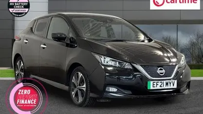 Used Nissan Leaf Tekna 110 kW (150 HP) 2021 Black Hatchback
