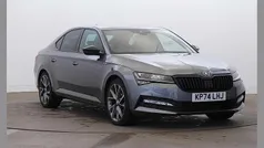 Graphite grey metallic Used 2024 Skoda Superb SportlinePlus Hatchback | £25,700 (Fair price)
