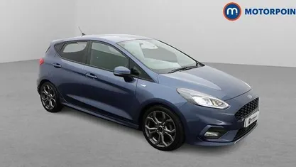 Used Ford Fiesta ST-Line 125 HP (91 kW) 2021 Blue Hatchback