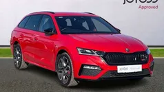 Red Used 2021 Skoda Octavia vRS Estate | £25,394