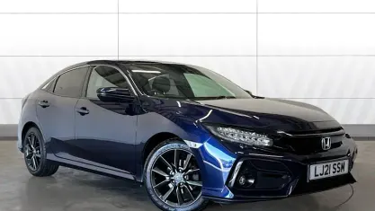 Used Honda Civic EX 126 HP (92 kW) 2021 Blue Hatchback