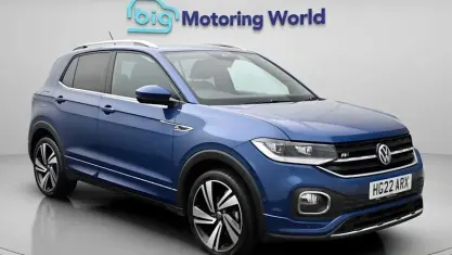Used VW T-Cross R-line 150 HP (110 kW) 2022 Blue SUV