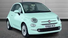 Smooth mint Used 2018 Fiat 500 Lounge Hatchback | £7,675 (Fair price)