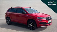 Red Used 2022 Skoda Karoq SportLine SUV | £23,073 (Fair price)