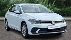 Pure white Used 2021 VW Polo Life Hatchback | £15,290 (Fair price)