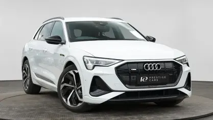Used Audi e-tron Black Edition 300 kW (408 HP) 2021 White SUV