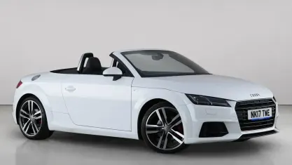 Used Audi TT Roadster S-Line 184 HP (135 kW) 2017 White Cabriolet