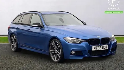 Blue Used 2018 BMW 320 M Sport Estate | £20,599 (Fair price)