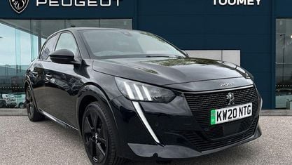 Second-hand Peugeot e-208 GT-line 100 kW (137 CP) 2020 Negru Hatchback