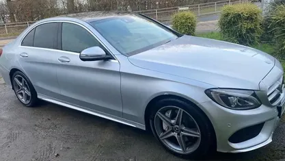 Silver Used 2018 Mercedes C250 AMG Line Premium Plus Sedan | £16,799 (Fair price)